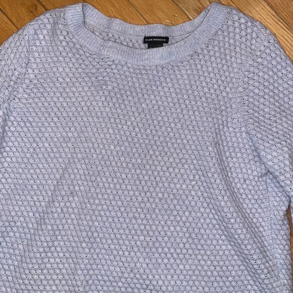 Club Monaco alpaca sweater powder blue medium - Picture 7 of 10